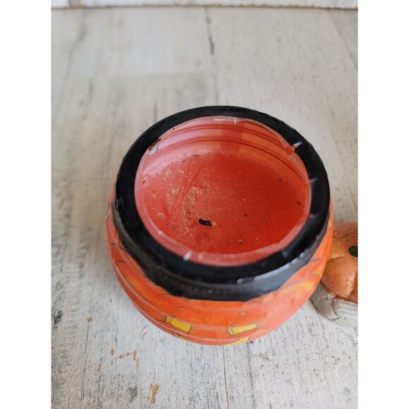 Witch Halloween statue AS IS pumpkin skeleton home decor figure set - Picture 3 of 9